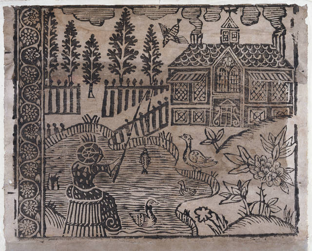 Giay dan tuong the ky 17