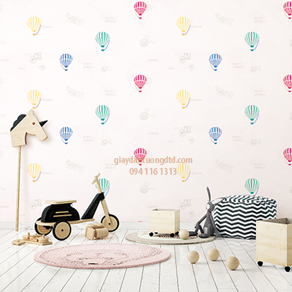 giấy dán tường stay mẫu trẻ em