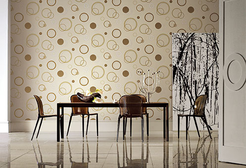 giấy dán tường matrix phòng khách